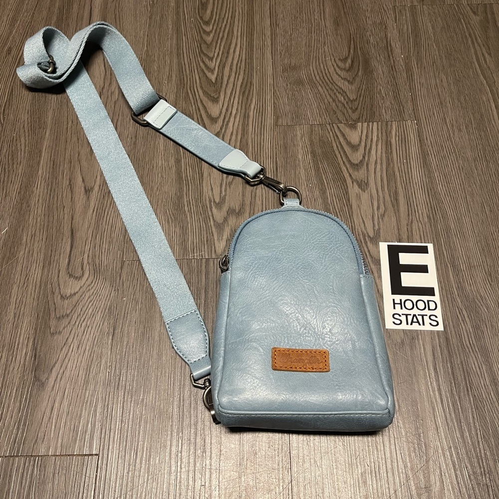 Wrangler Mini Crossbody Light Blue Bag